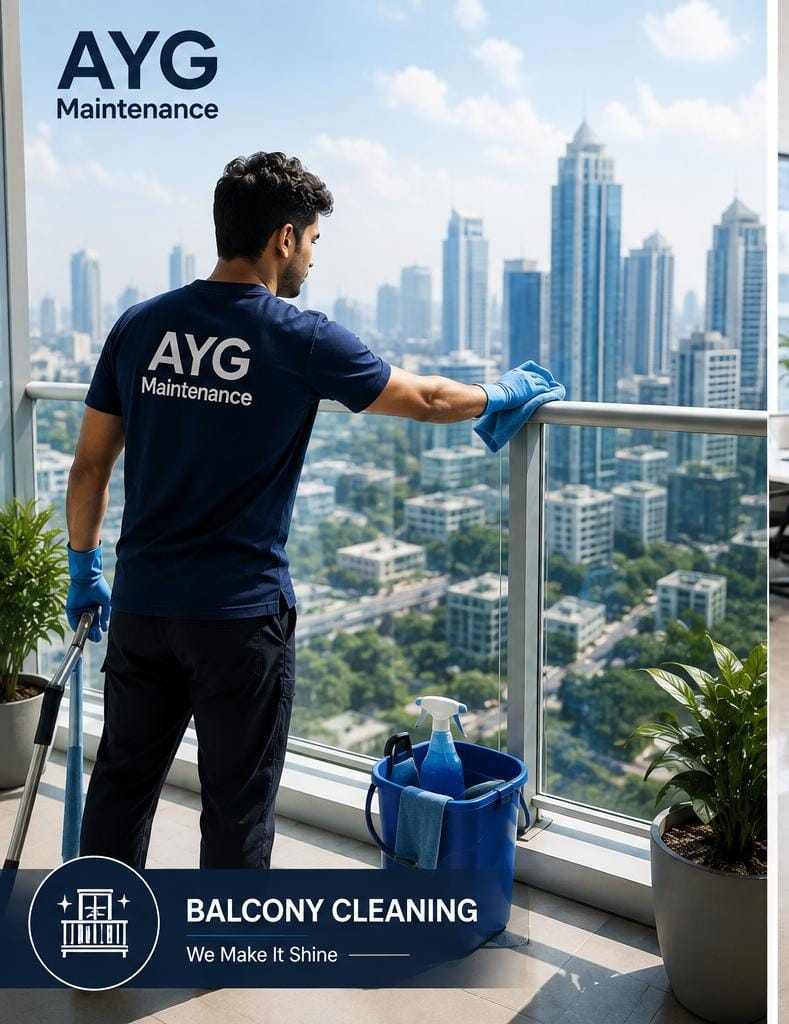 Balcony Cleaning